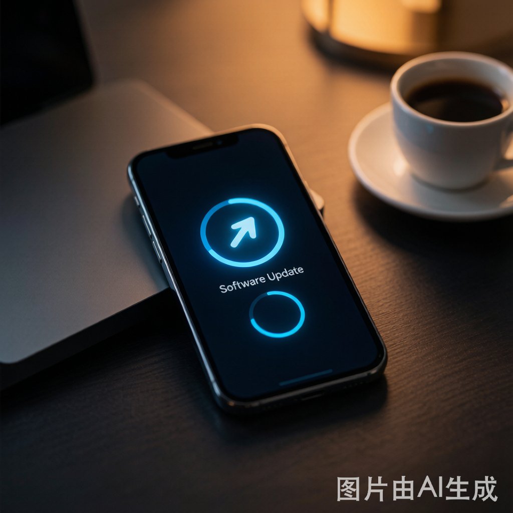 智能手机显示软件更新通知